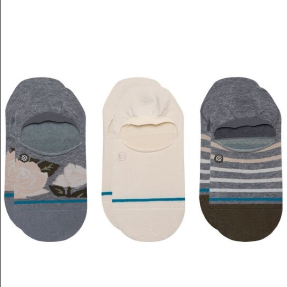 FLEUR NO SHOW SOCKS 3 PACK
